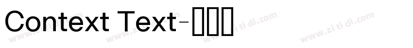Context Text字体转换 Context Text字体转换